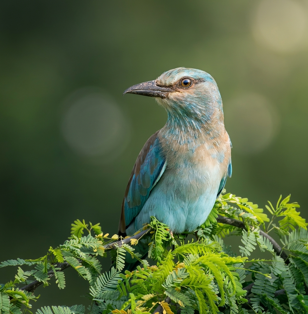 A white-throated kingfisher perched over the river