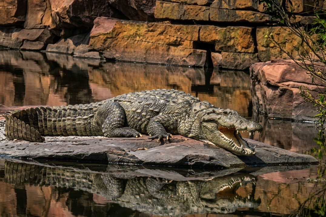 Crocodiles & otters